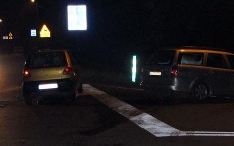 Zderzenie i potrącenie. Ranni senior i dziecko