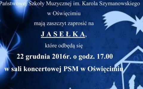 Uczniowie Dziewiątki i szkoły muzycznej zapraszają na jasełka
