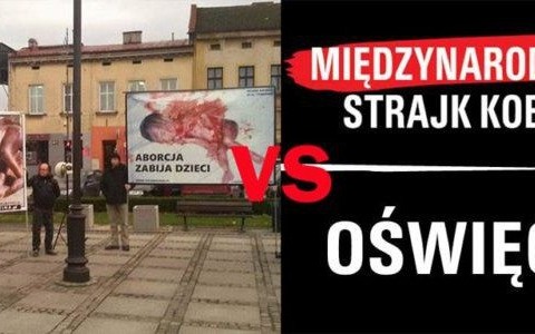 Dwie manifestacje na oświęcimskim Rynku Głównym