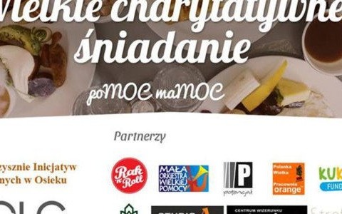 Wielkie Charytatywne Śniadanie. poMOC ma MOC!