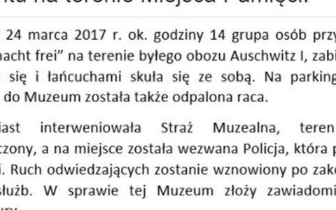 Pod bramą byłego obozu zamordowali owcę – AKTUALIZACJA
