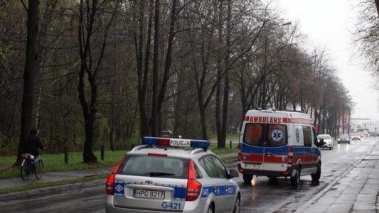 Przewrócił się na rowerze