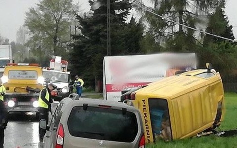Znowu wypadek na krajowej 44. Jedna osoba ranna
