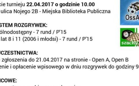 V Turniej Szachowy o Puchar Prezydenta Oświęcimia
