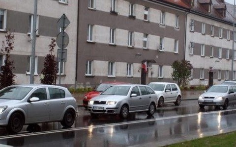 Oświęcim stoi w korkach