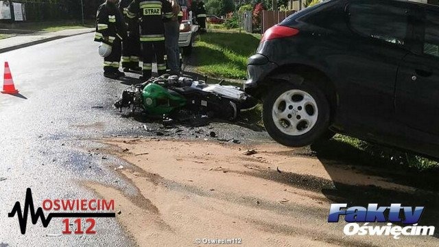 Zajechał drogę motocykliście – FOTO
