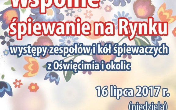 W niedzielę wspólne śpiewanie na rynku