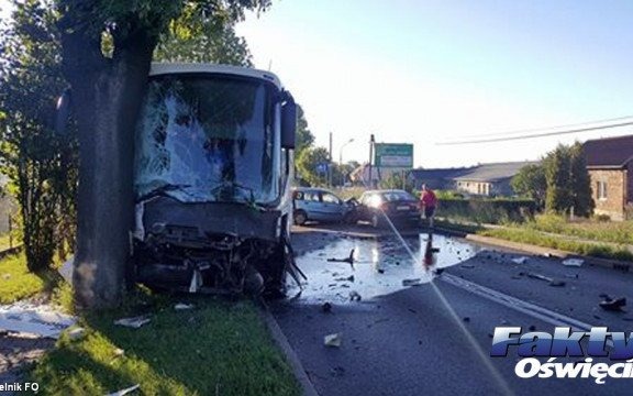 Droga Oświęcim – Tychy nieprzejezdna w Bieruniu – FOTO