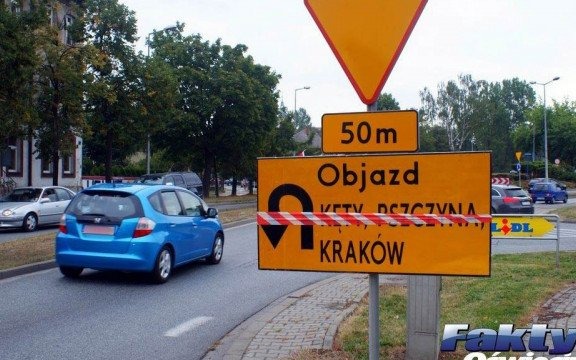 Zamknięta ulica Legionów