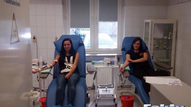 Motocykliści z Free oddają krew za free