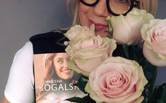 Marzena Rogalska promuje książkę