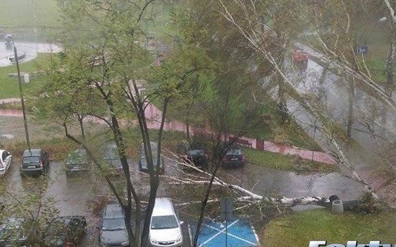 Skutki wichury w powiecie oświęcimskim – FOTO