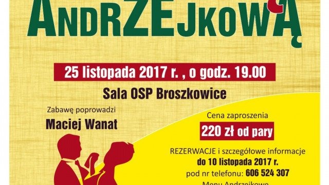 Andrzejkowa zabawa z pomocą dla uczniów