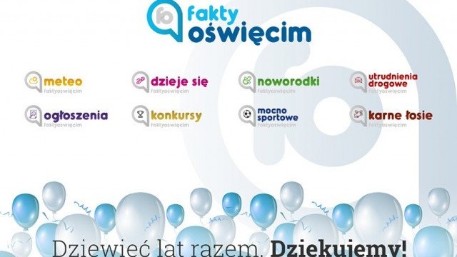 To już dziewięć lat! Wielkie dzięki, że jesteście z nami!