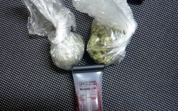 Awanturował się i wpadł z „maryhą”