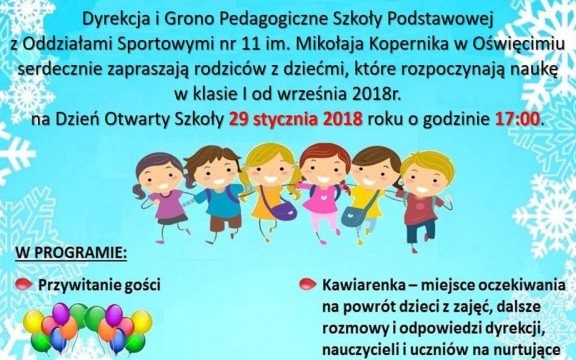 Jedenastka zaprasza na Dzień Otwarty