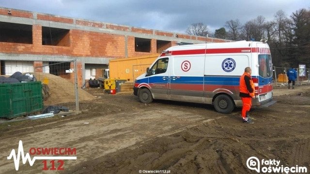 Wypadek na budowie. Nie żyje pracownik