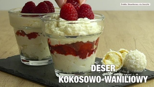 Jak przygotować puszysty deser kokosowo-waniliowy?