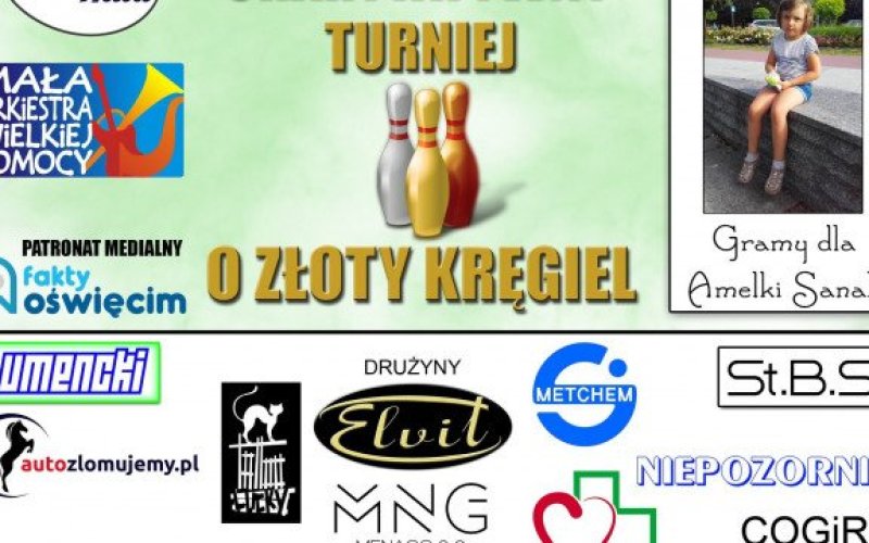 3. Turniej Charytatywny o Złoty Kręgiel – ostatni moment na zapisy