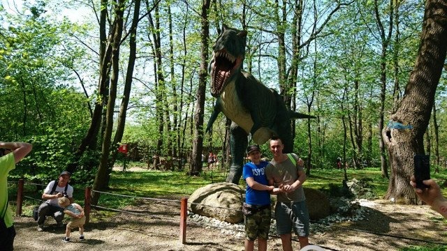 Największy na świecie ruchomy dinozaur mieszka w Zatorze – FOTO