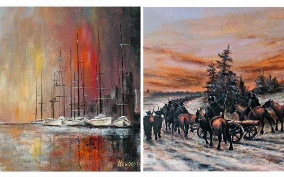 Wystawa malarska prac Tadeusza Noworyty