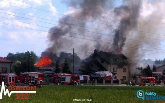 Kilkudziesięciu strażaków walczyło z pożarem – FILM, FOTO