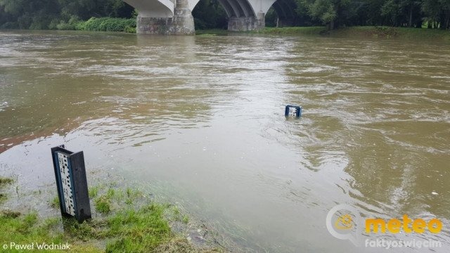 Pogotowie powodziowe w Oświęcimiu – FILM, FOTO