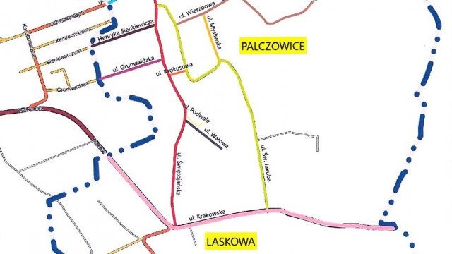 Palczowice otrzymały nazwy ulic