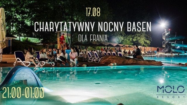 Charytatywny nocny basen dla Frania