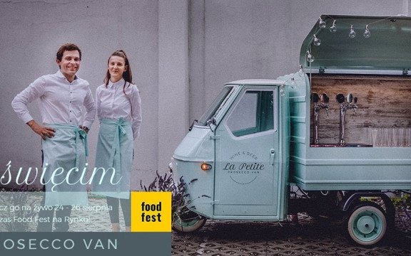 La Petite Prosecco Van na oświęcimskim rynku