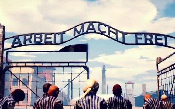 Skandaliczna gra. Akcja dzieje się w Auschwitz – FILMY