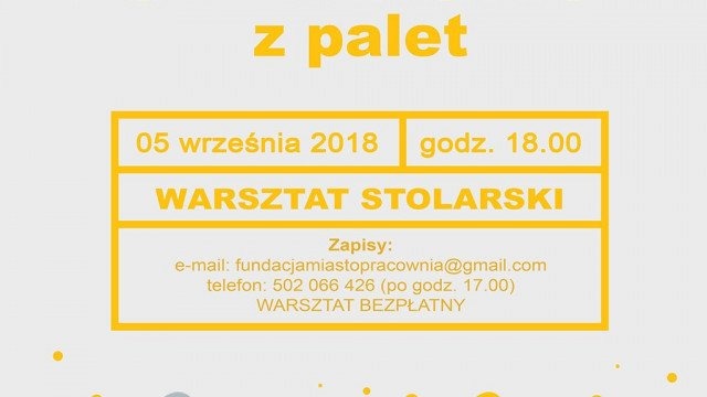 Wykonaj siedzisko z palet