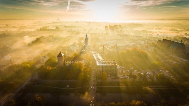 Oświęcim z lotu ptaka – to trzeba zobaczyć