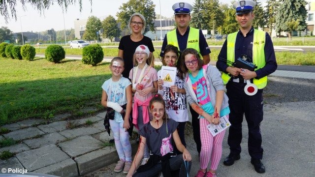 Ucharakteryzowani na ofiary wypadków drogowych. Nietypowa akcja – FOTO