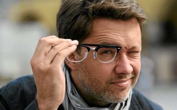 Michał Rusinek w grojeckiej sołtysówce