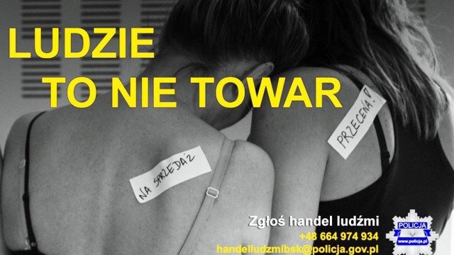Handel ludźmi – apel policji