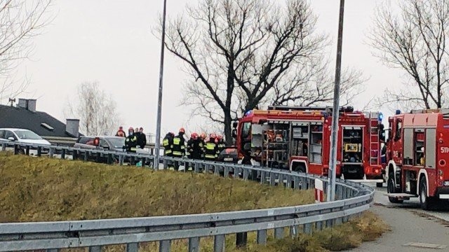 Wypadek. Droga na Śląsk nieprzejezdna – FILM, FOTO