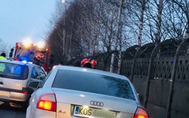 Kraksa na trasie Oświęcim – Zator – FOTO