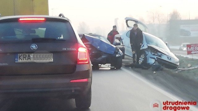 Zdarzenie na krajówce – FOTO