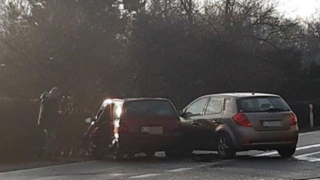 Kolizja na Zasolu w Oświęcimiu – FOTO