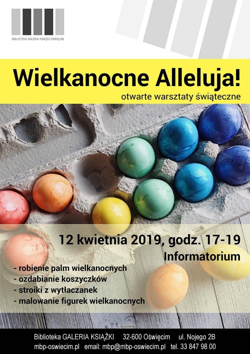 Wielkanocne Alleluja, czyli warsztaty w oświęcimskiej książnicy