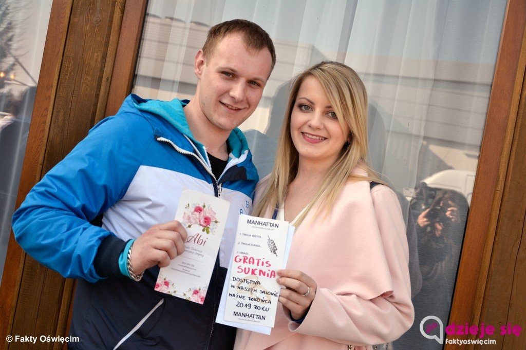 Dorota Pędziwiatr wygrała suknię na targach ślubnych – FILM, FOTO