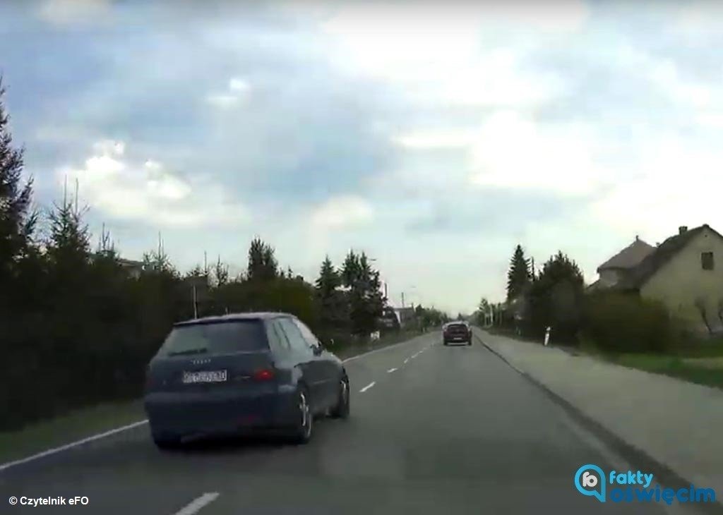 O krok od czołówki na drodze Kęty – Oświęcim – FILM