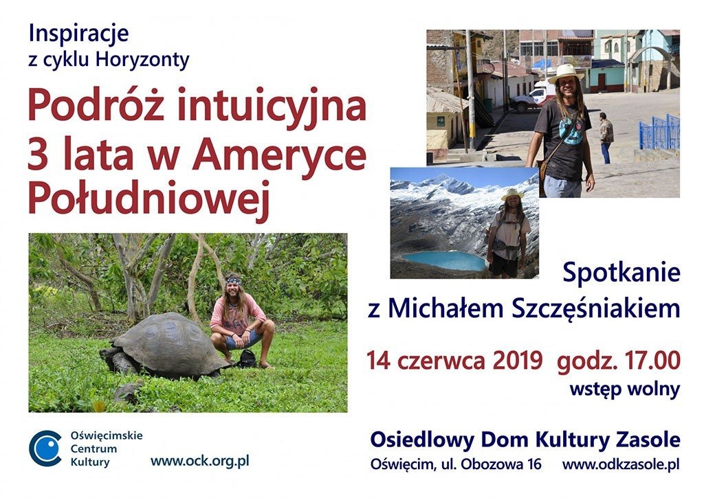 Spotkanie z podróżnikiem Michałem Szczęśniakiem