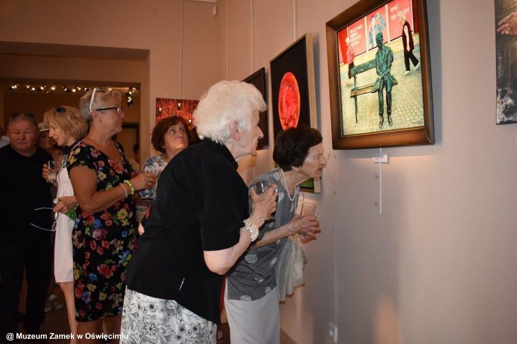 Inklinacje – wernisaż jednej pracy – FOTO