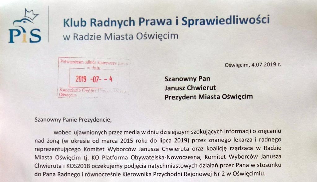 Radni PiS sugerują zmowę milczenia