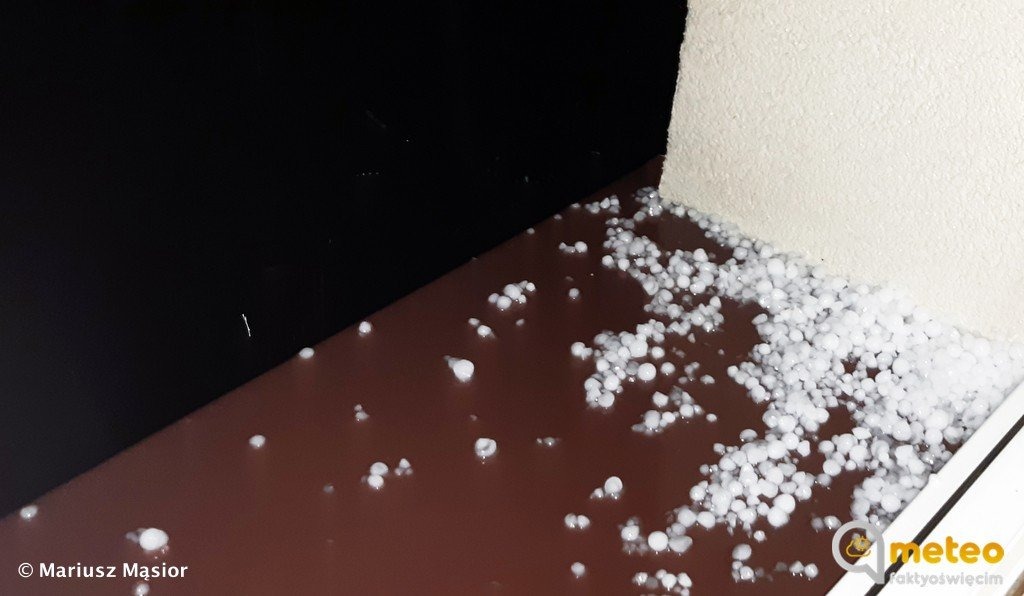 IMGW ostrzega przed burzami z gradem