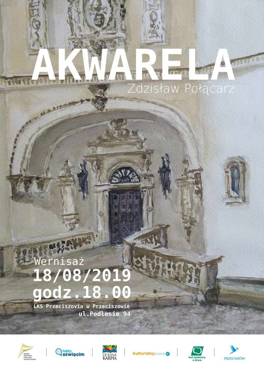 Wernisaż akwareli Zdzisława Połącarza