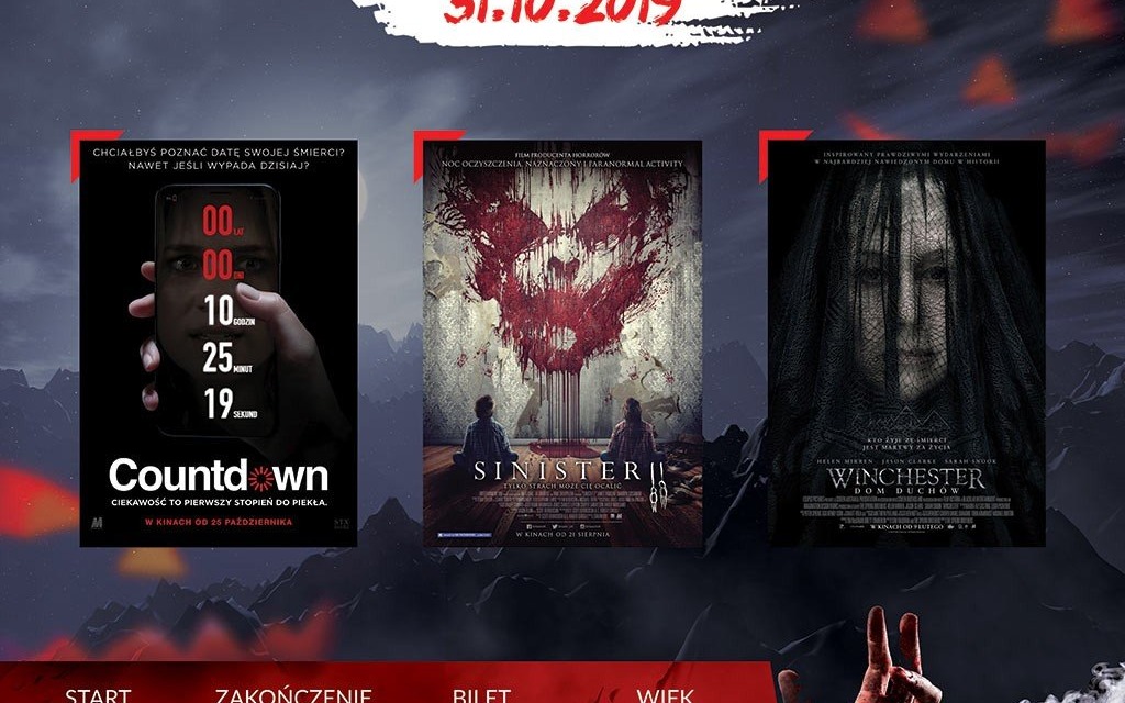 Maraton Halloween w kinie Planet Cinema