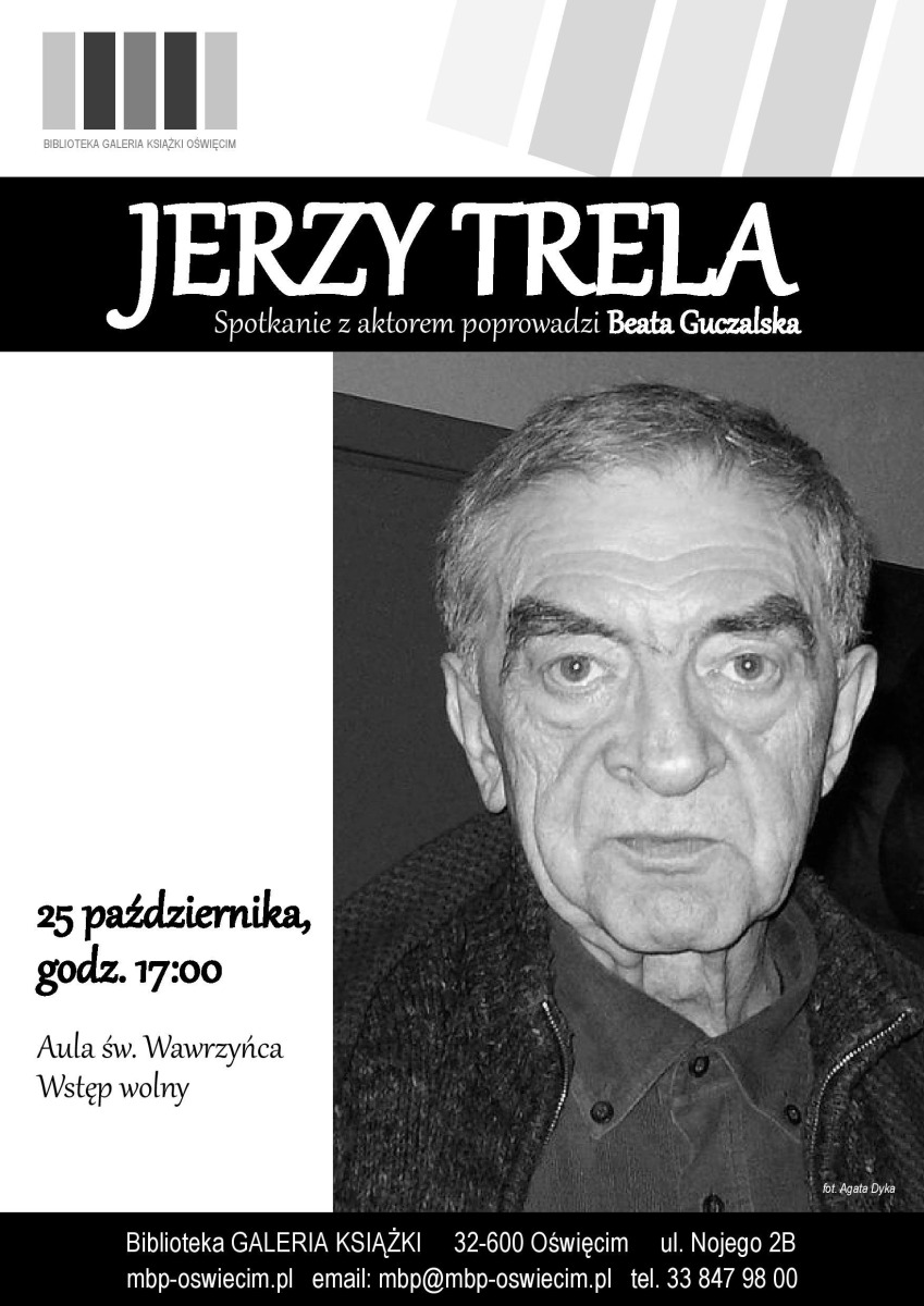 Jerzy Trela w oświęcimskiej książnicy